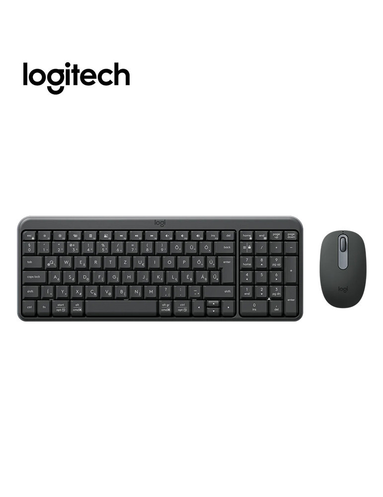 Logitech Combo Sans Fil MK250 Graphite