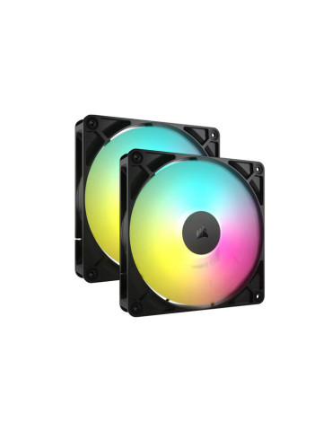 Ventilateur de Boîtier Corsair RS140 ARGB 140 mm Fan Dual Pack - CO-9050183-WW Noir