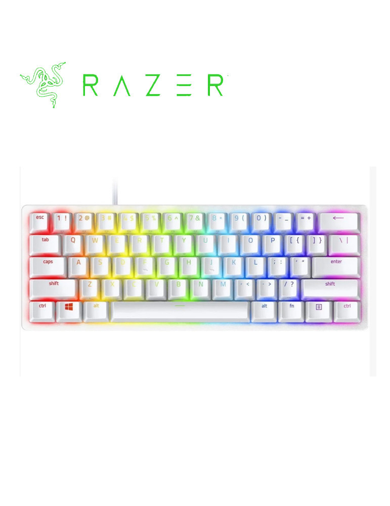 Clavier Razer Huntsman Mini Mercury Edition (Red Switch) - RZ03-03393600-R3F1