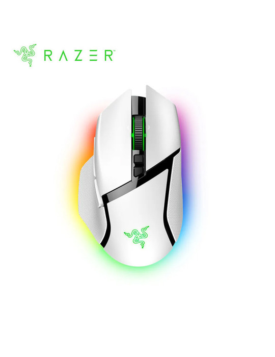 Souris Razer Sans Fil Basilisk V3 Pro Blanc - RZ01-04620200-R3G1