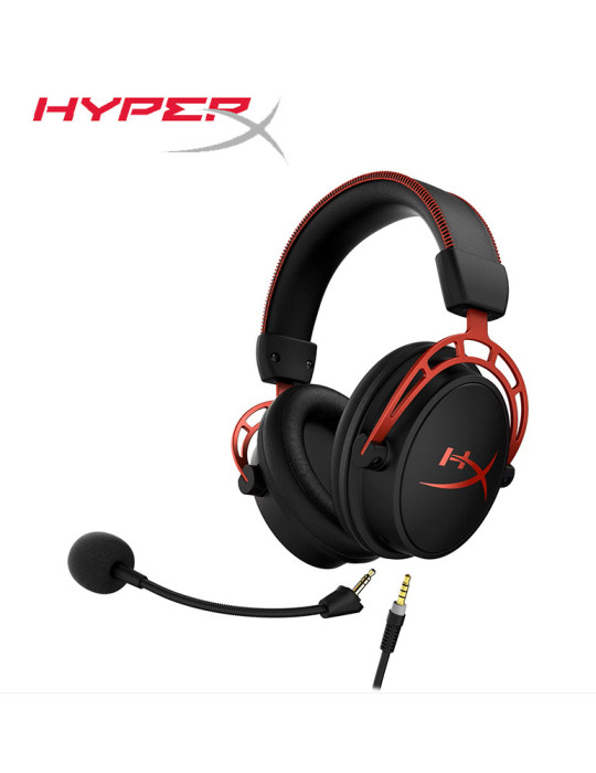 HyperX  casque USB  Cloud Alpha ROUGE HX-HSCA-RD/EM