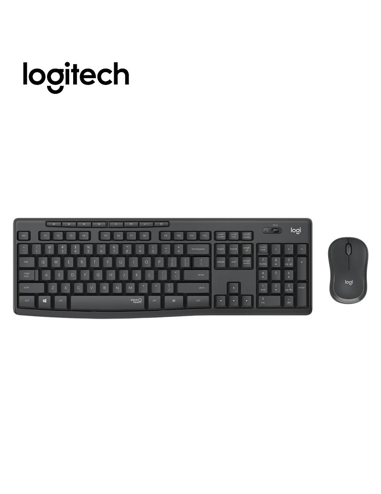 Logitech Combo Sans Fil MK295 Silent Graphite