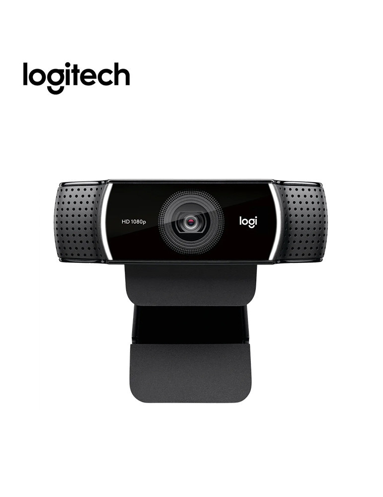 Logitech Webcam  C922 Pro Stream  Tripod  NOIR  USB