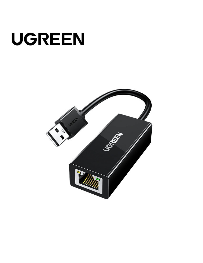 Ugreen Adaptateur USB 2.0 to RJ45 Noir
