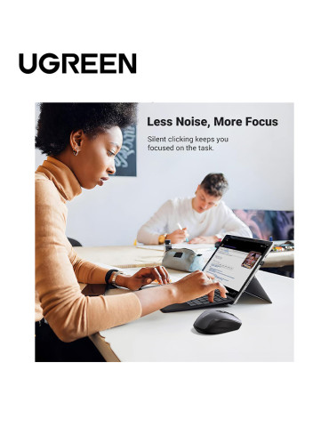 Souris Ugreen  sans fil Design Egr 15M Noir (90545) 2