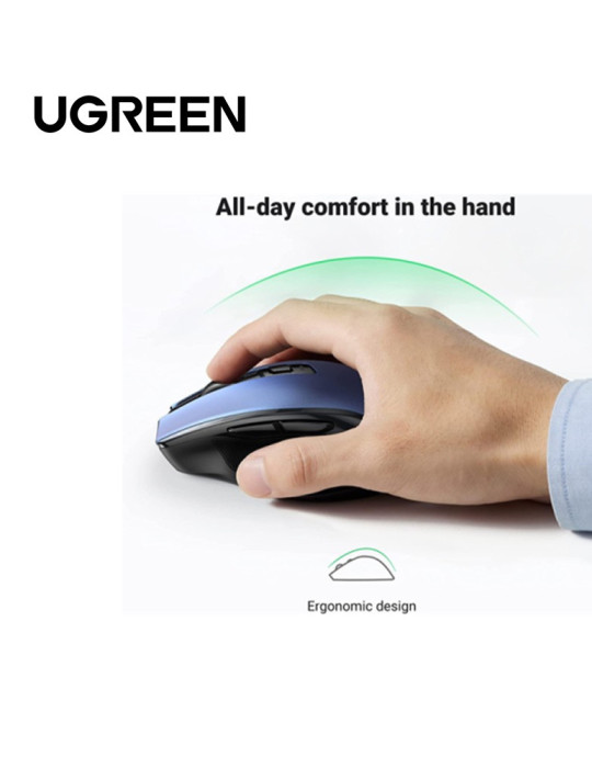 Souris Ugreen   sans fil Design Egr /15M Bleu (15064)
