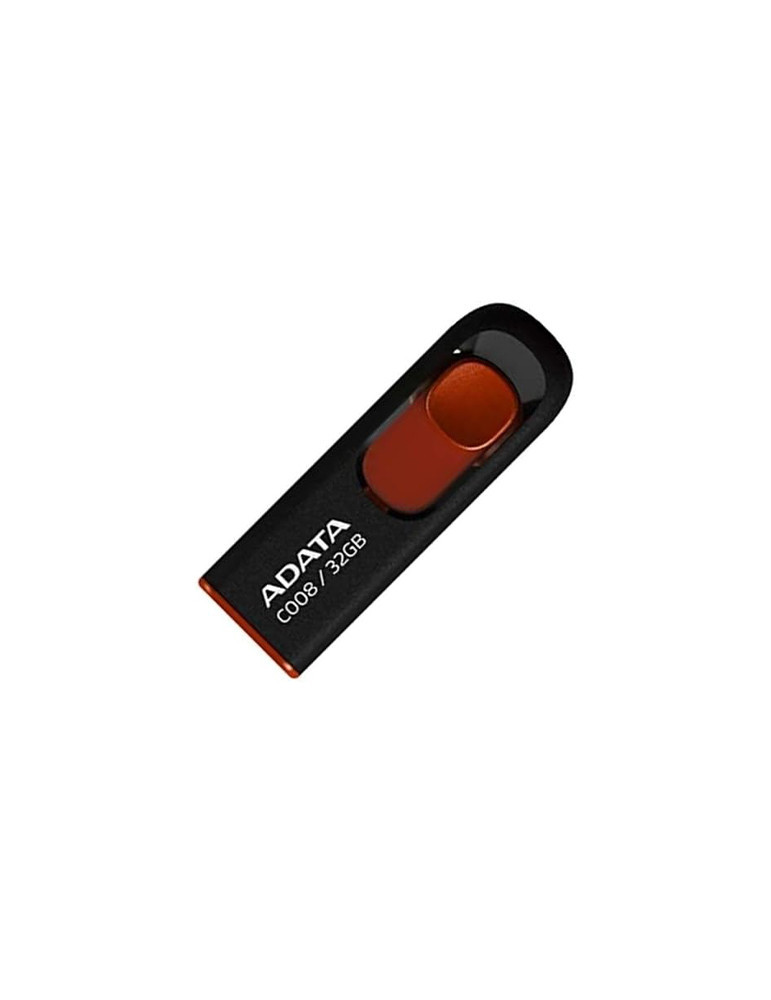 Clé USB ADATA AC008 32G ROUGE NOIR