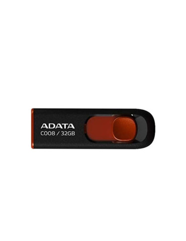 Clé USB ADATA AC008 32G ROUGE NOIR