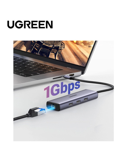 Ugreen Station d accueil USB-C 6 en 1