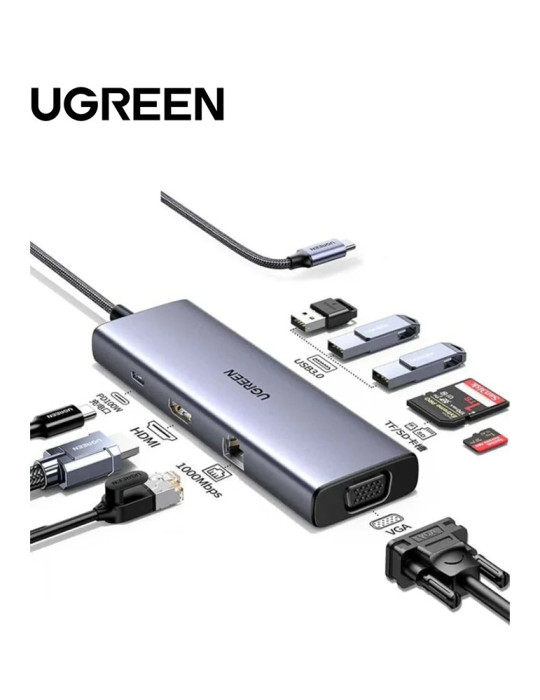 HUB USB-C Ugreen 9 en 1 (15600)
