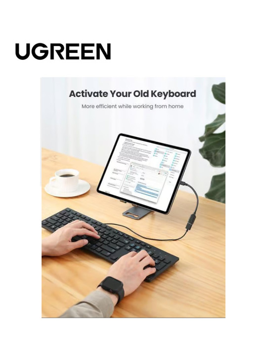 Ugreen USB-C Male To USB 3.0 A Female OTG Cable