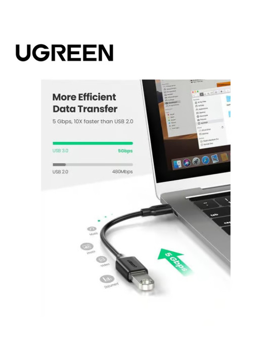 Ugreen USB-C Male To USB 3.0 A Female OTG Cable