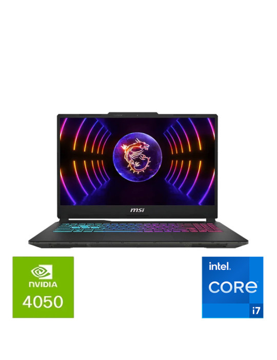 MSI Cyborg 15 i7-13620H / 16 Go RAM / 512 Go SSD / RTX 4050 / 15,6" Full HD 144 Hz /DOS / Noir