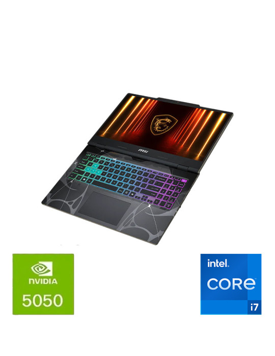 MSI Cyborg I7 / i7-13620H / 16 Go RAM / 512 Go SSD / RTX 5050 / 15,6" Full HD 144 Hz /DOS / Noir