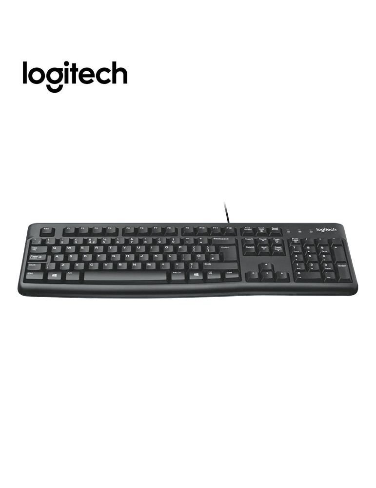 Logitech Clavier USB K120 Corded  Noir