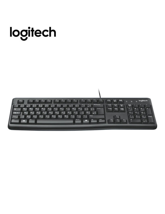 Logitech Clavier USB K120 Corded  Noir