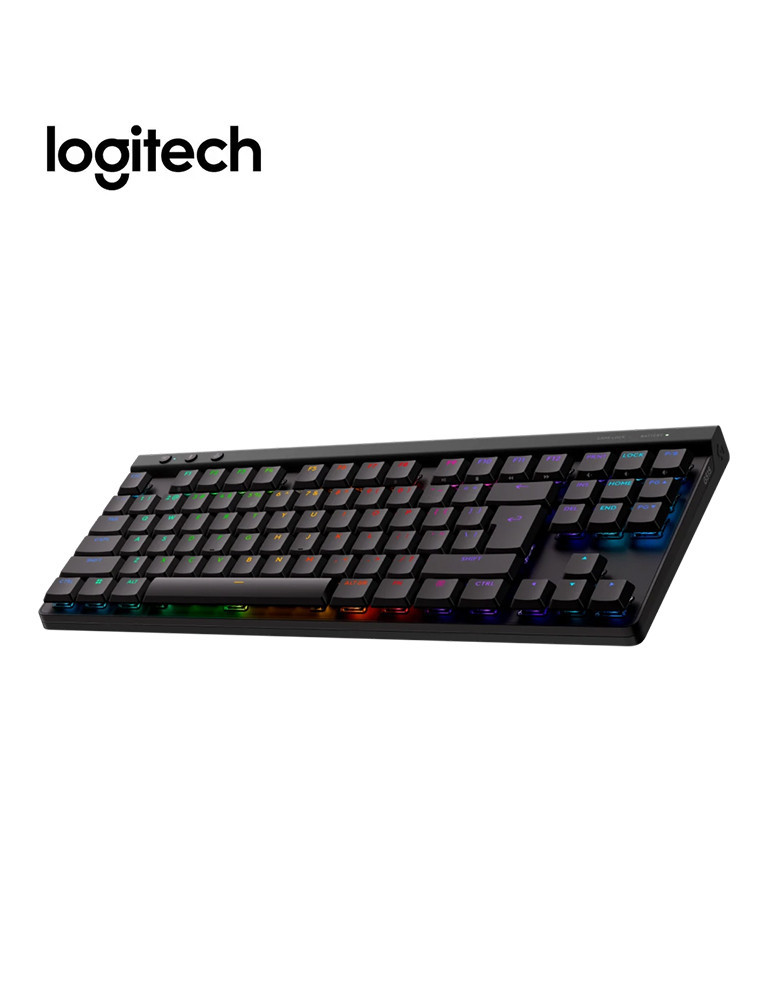 Logitech CLAVIER Gaming Sans Fil G515 LIGHTSPEED TKL NOIR TACTILE