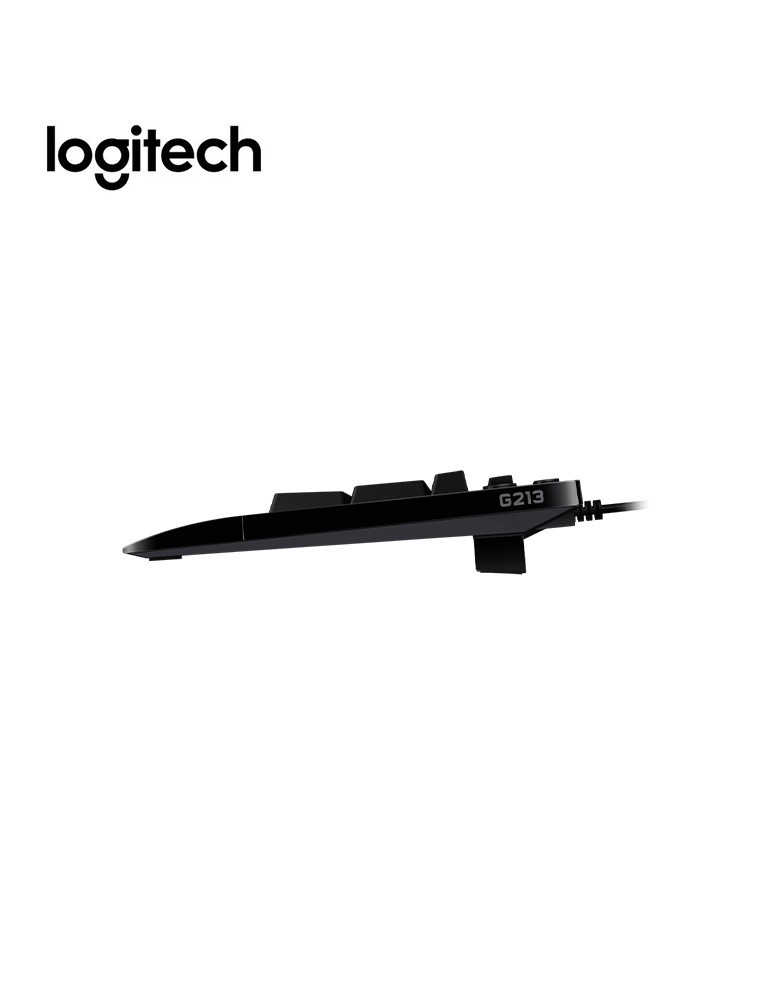 Logitech CLAVIER G213 Prodigy Corded RGB Gaming  NOIR USB