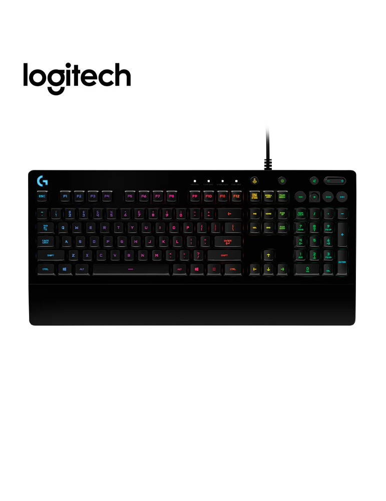 Logitech CLAVIER G213 Prodigy Corded RGB Gaming  NOIR USB