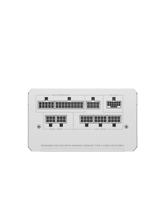 Alimentation PC Corsair RM1000e 1000 Watt 80 PLUS Gold - CP-9020294-EU Blanc
