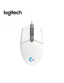 Logitech Souris Gaming USB G102 LIGHTSYNC BLANC