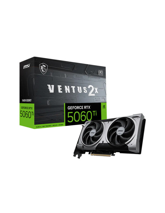 Carte Graphique MSI GeForce RTX 5060 Ti 16G VENTUS 2X OC PLUS