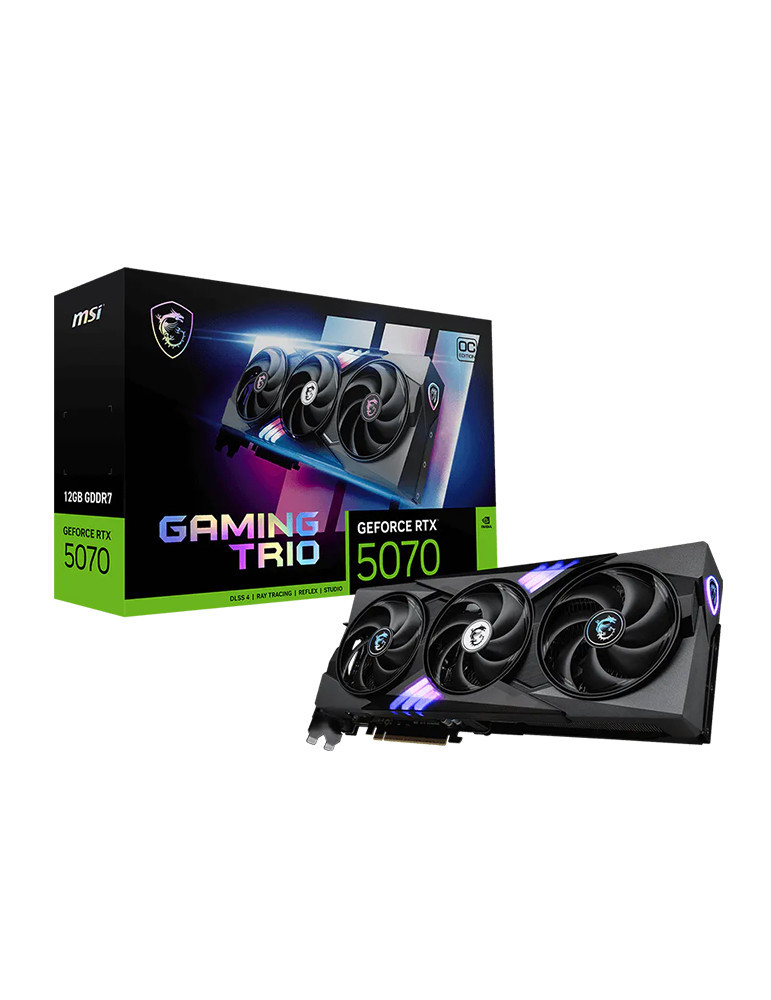 Carte Graphique MSI GeForce RTX 5070 12G GAMING TRIO OC