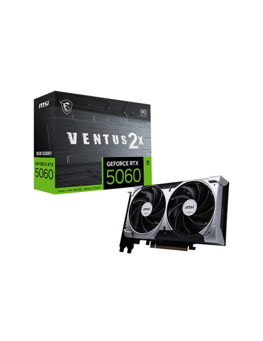 Carte Graphique MSI GeForce RTX 5060 8G VENTUS 2X OC