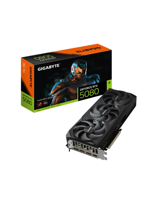 Carte Graphique Gigabyte GeForce RTX 5080 WINDFORCE OC SFF 16G