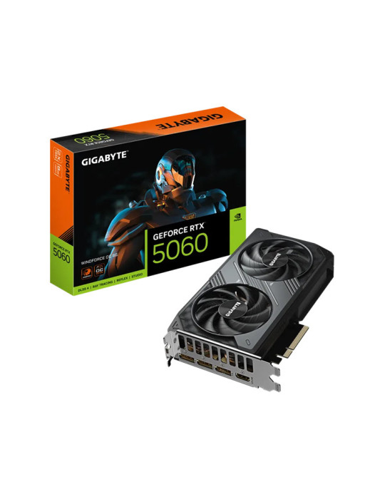Carte Graphique Gigabyte GeForce RTX 5060 WINDFORCE OC 8G
